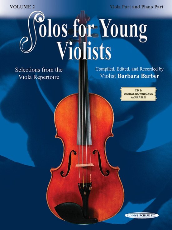 Solos for Young Violists Viola & Piano Part- Volume 2 Book, Alfred Publishing