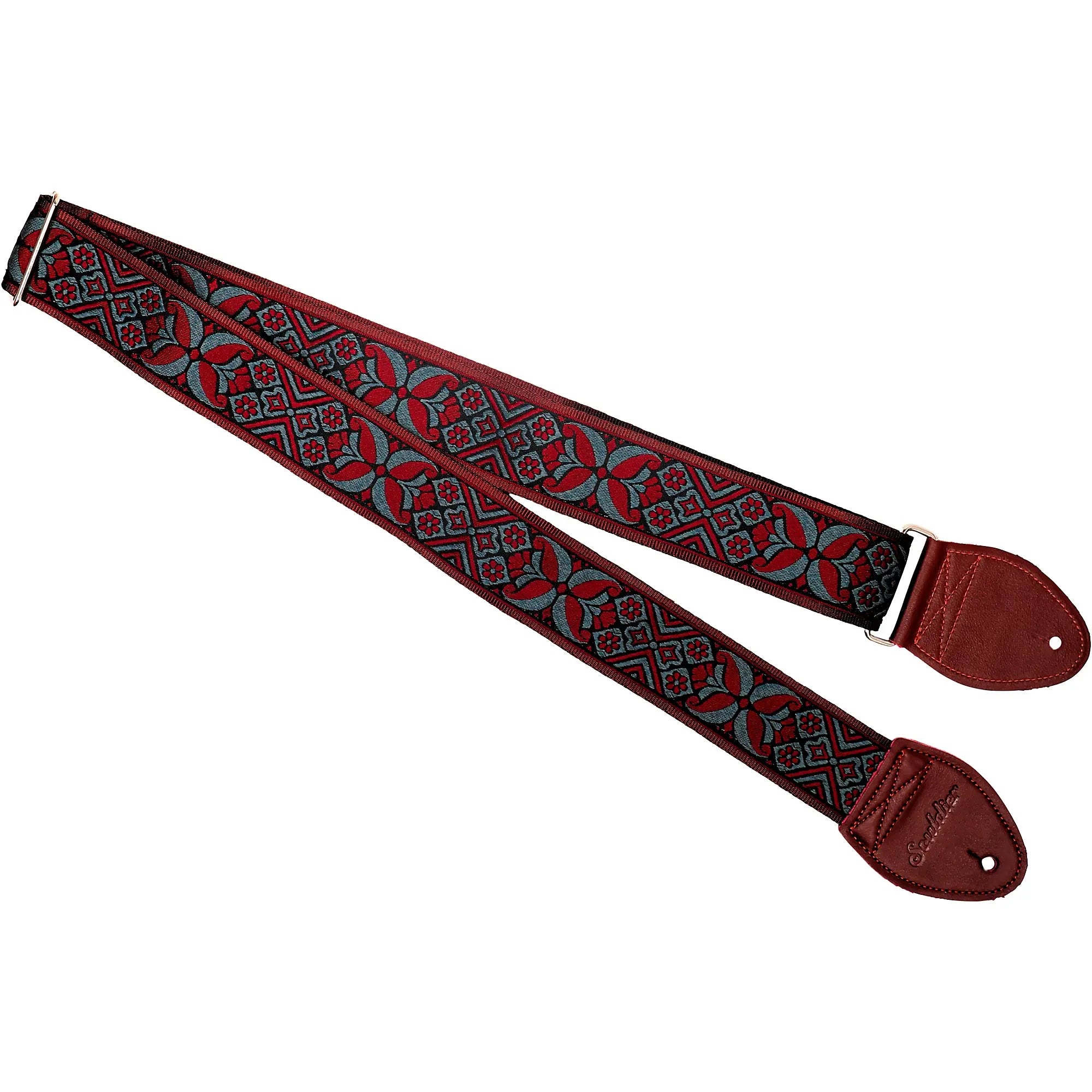 Souldier GS0816 - Madrid Burgundy Guitar Strap