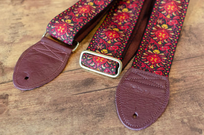 Souldier Vintage Hendrix Maroon Guitar Strap