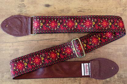 Souldier Vintage Hendrix Maroon Guitar Strap