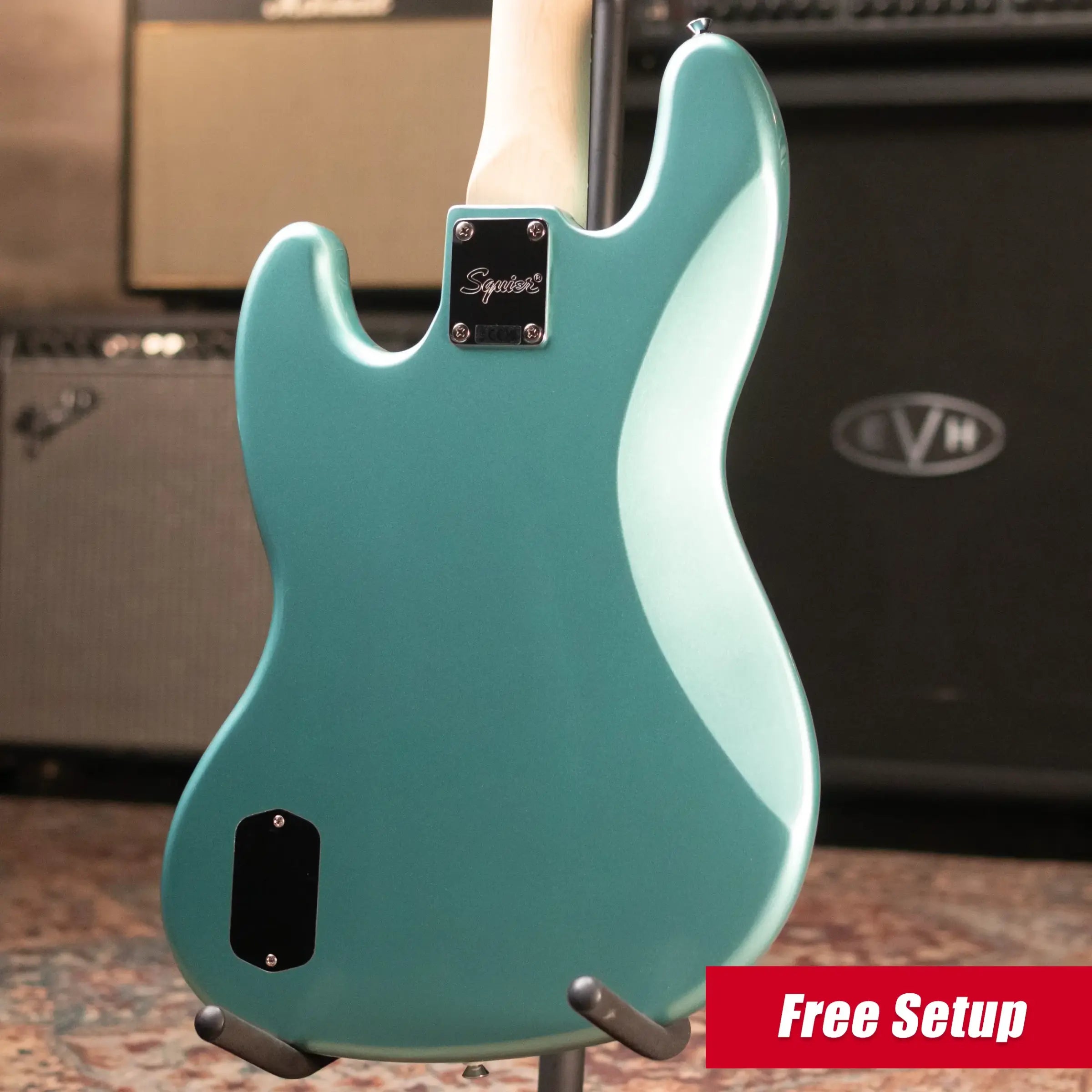 Squier Affinity Series Active Jazz Bass - Mystic Sea Foam Green