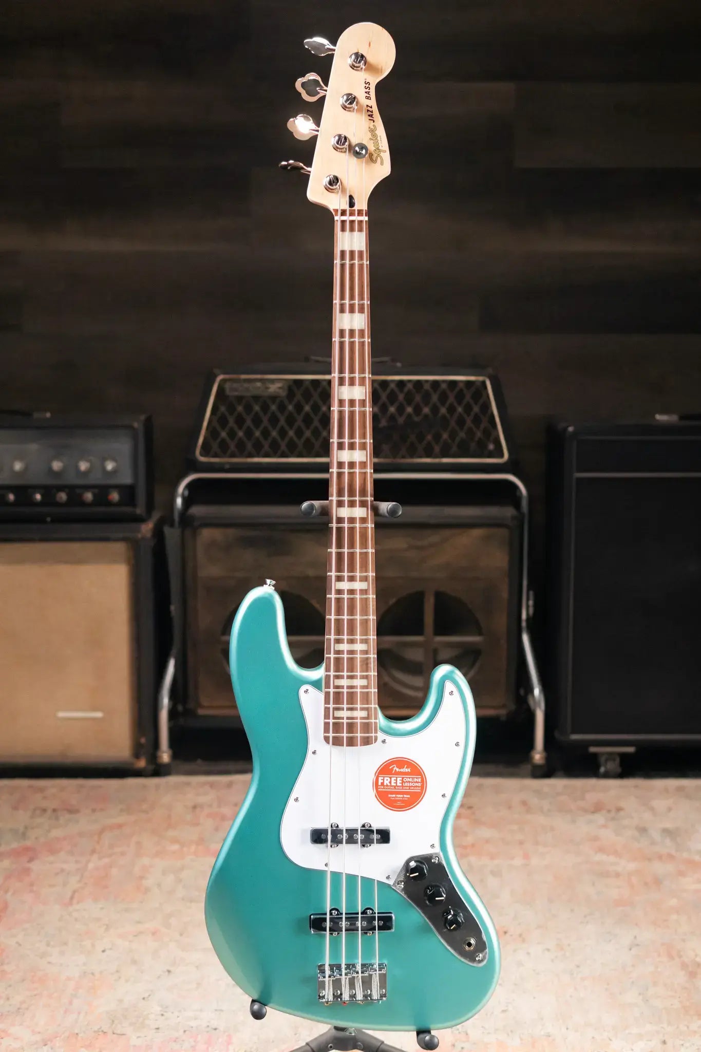 Squier Affinity Series Active Jazz Bass - Mystic Sea Foam Green