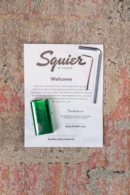 Squier Affinity Series Active Jazz Bass - Mystic Sea Foam Green