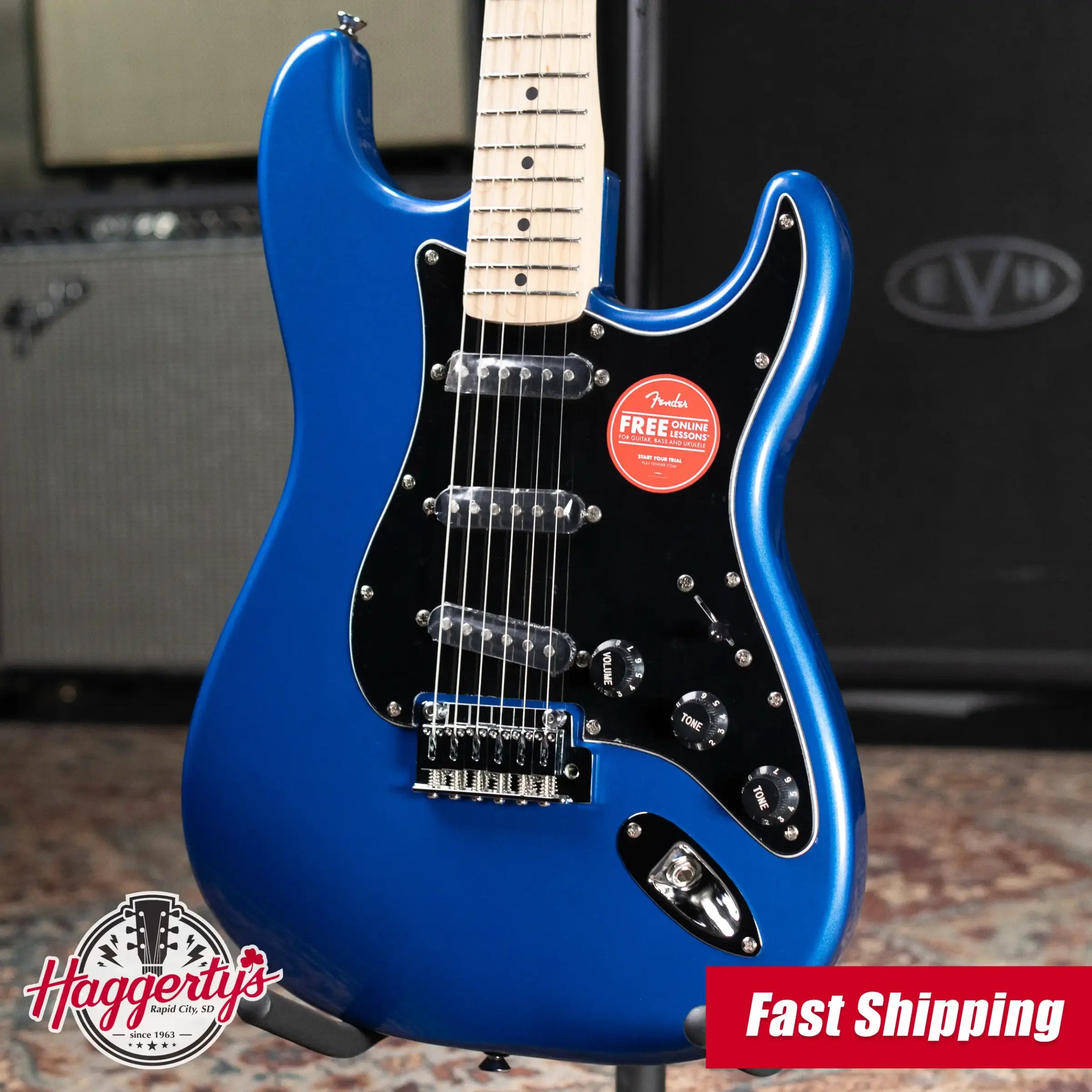 Squier Affinity Series Stratocaster Electric Guitar - Lake Placid Blue