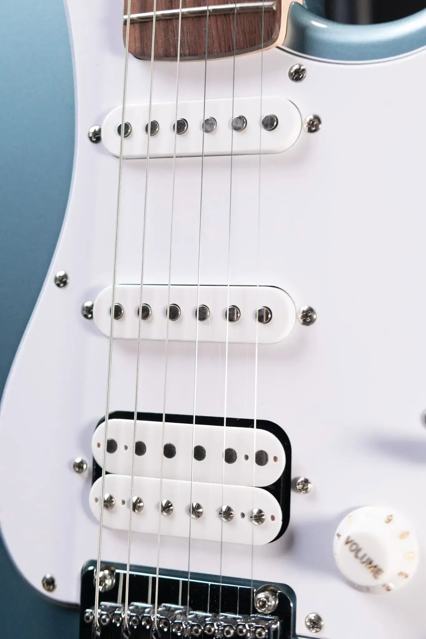Squier Affinity Series Stratocaster Junior HSS Electric Guitar - Ice Blue Metallic