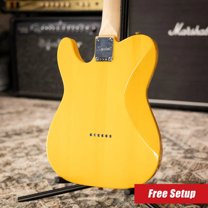 Squier Affinity Series Telecaster Electric Guitar - Butterscotch Blonde