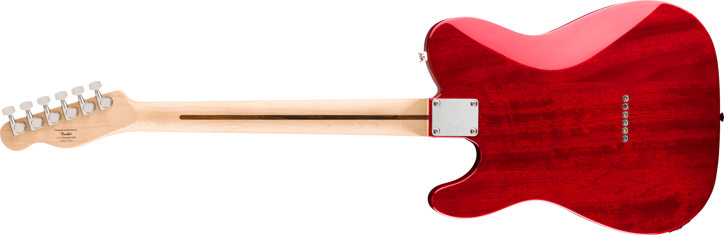 Squier Affinity Series Telecaster FMT SH Electric Guitar - Crimson Red Transparent