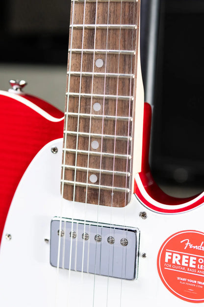 Squier Affinity Series Telecaster FMT SH Electric Guitar - Crimson Red Transparent