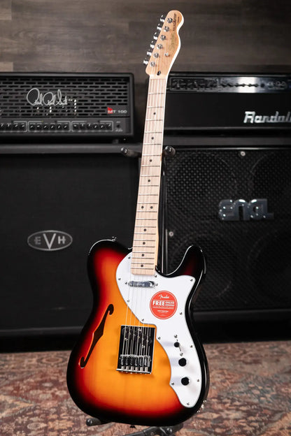 Squier Affinity Series Telecaster Thinline Electric Guitar - 3-Color Sunburst