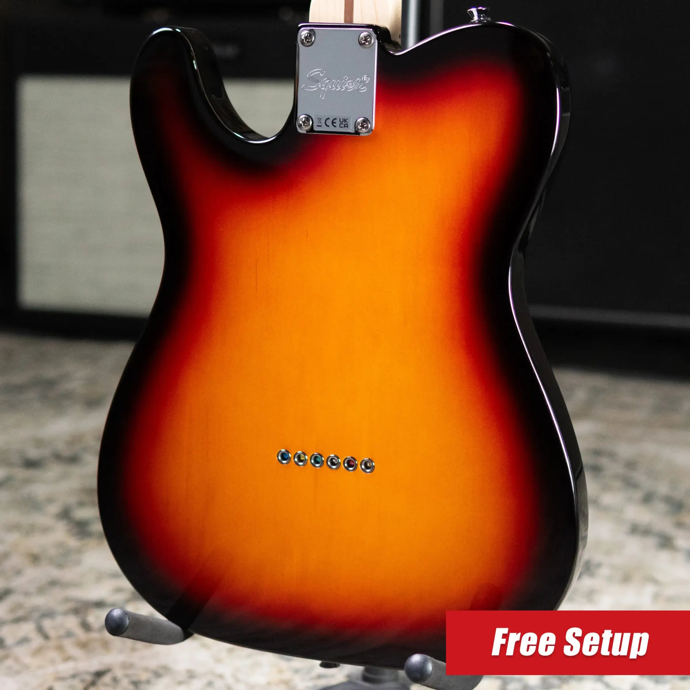 Squier Affinity Series Telecaster Thinline Electric Guitar - 3-Color Sunburst