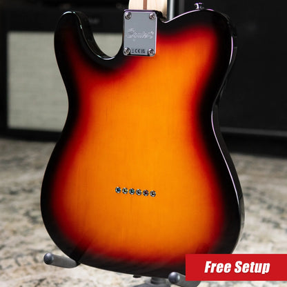 Squier Affinity Series Telecaster Thinline Electric Guitar - 3-Color Sunburst