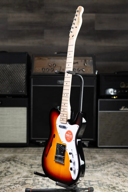 Squier Affinity Series Telecaster Thinline Electric Guitar - 3-Color Sunburst