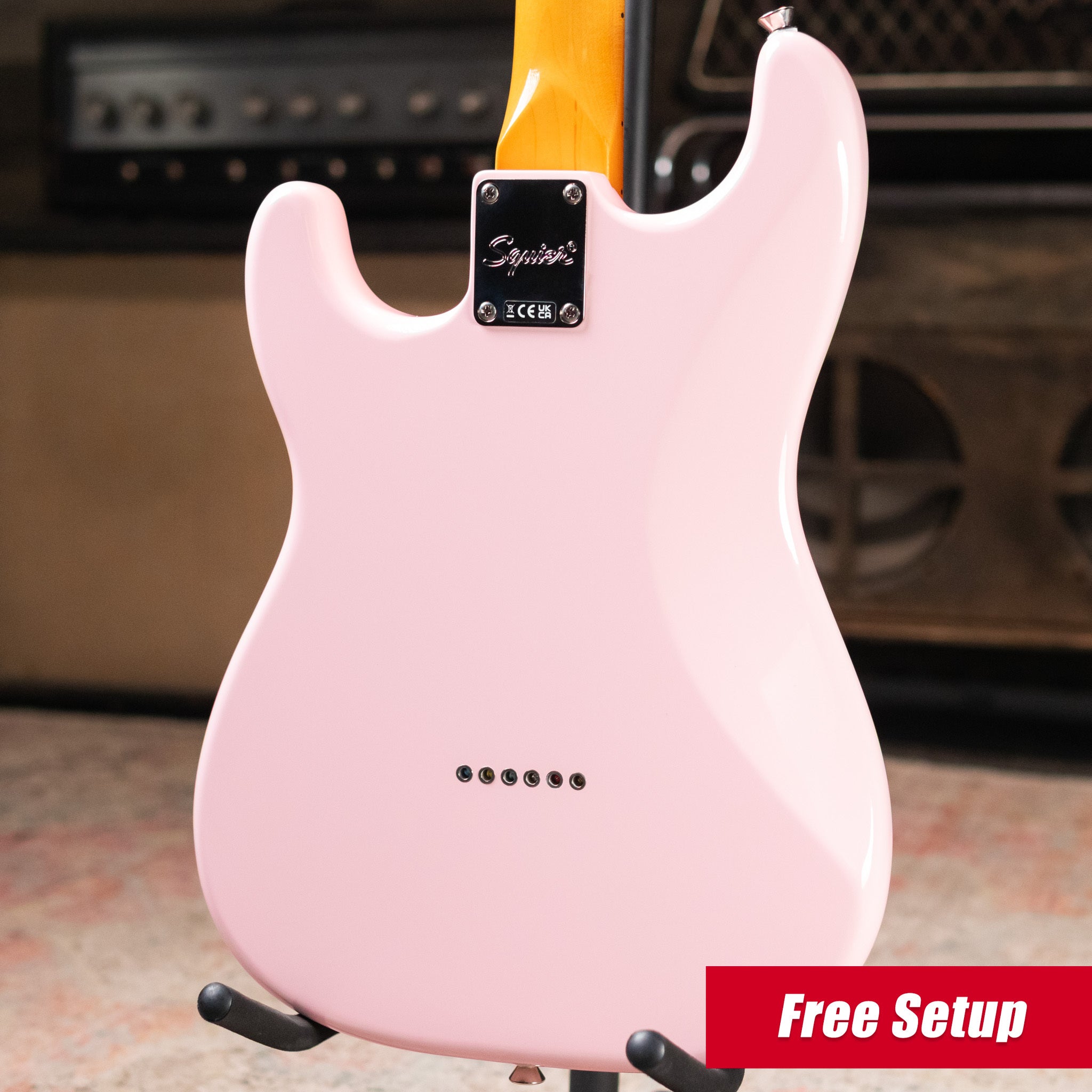 Squier Classic Vibe '50s Stratocaster HT Electric Guitar - Shell Pink