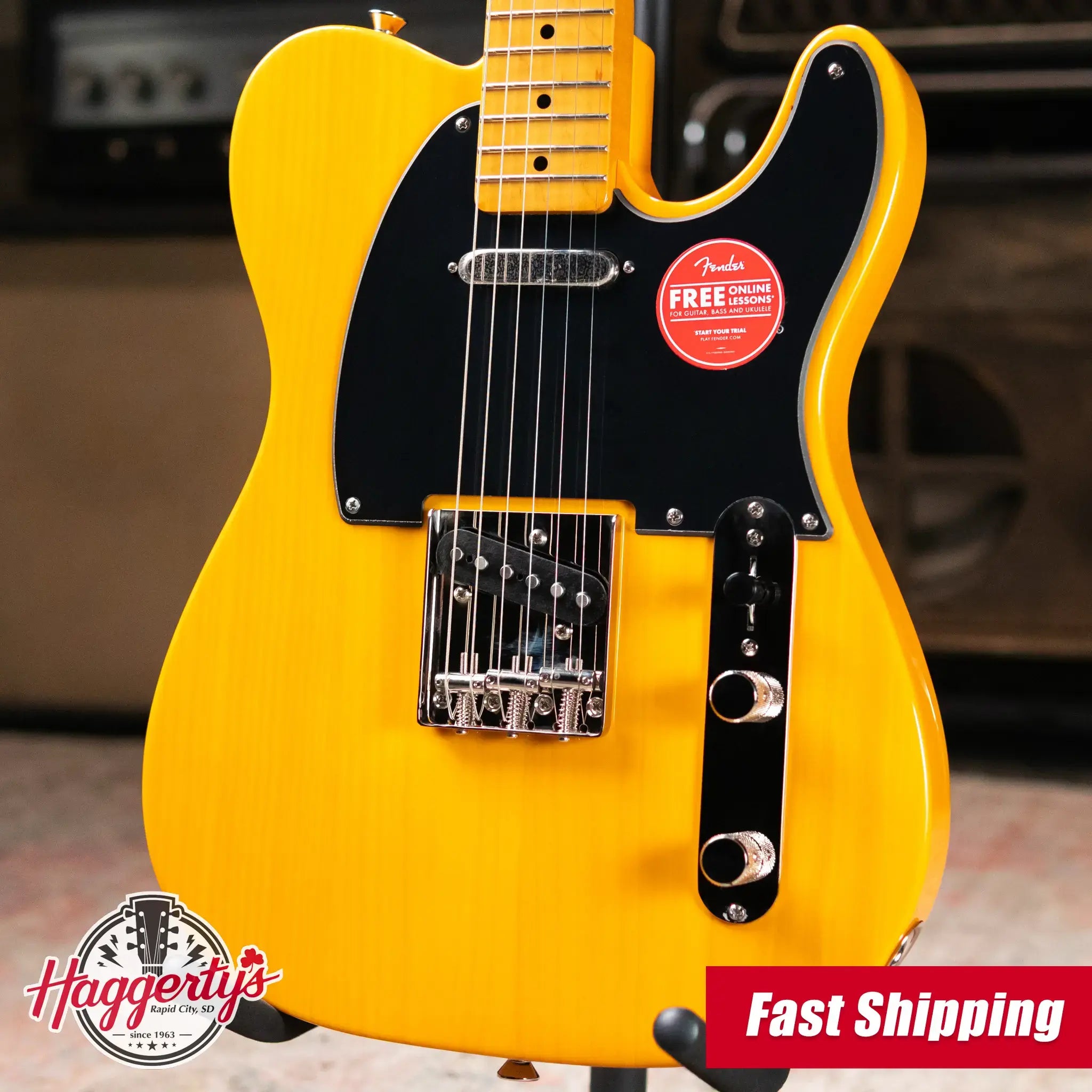 Squier Classic Vibe '50s Telecaster Electric Guitar - Butterscotch Blonde