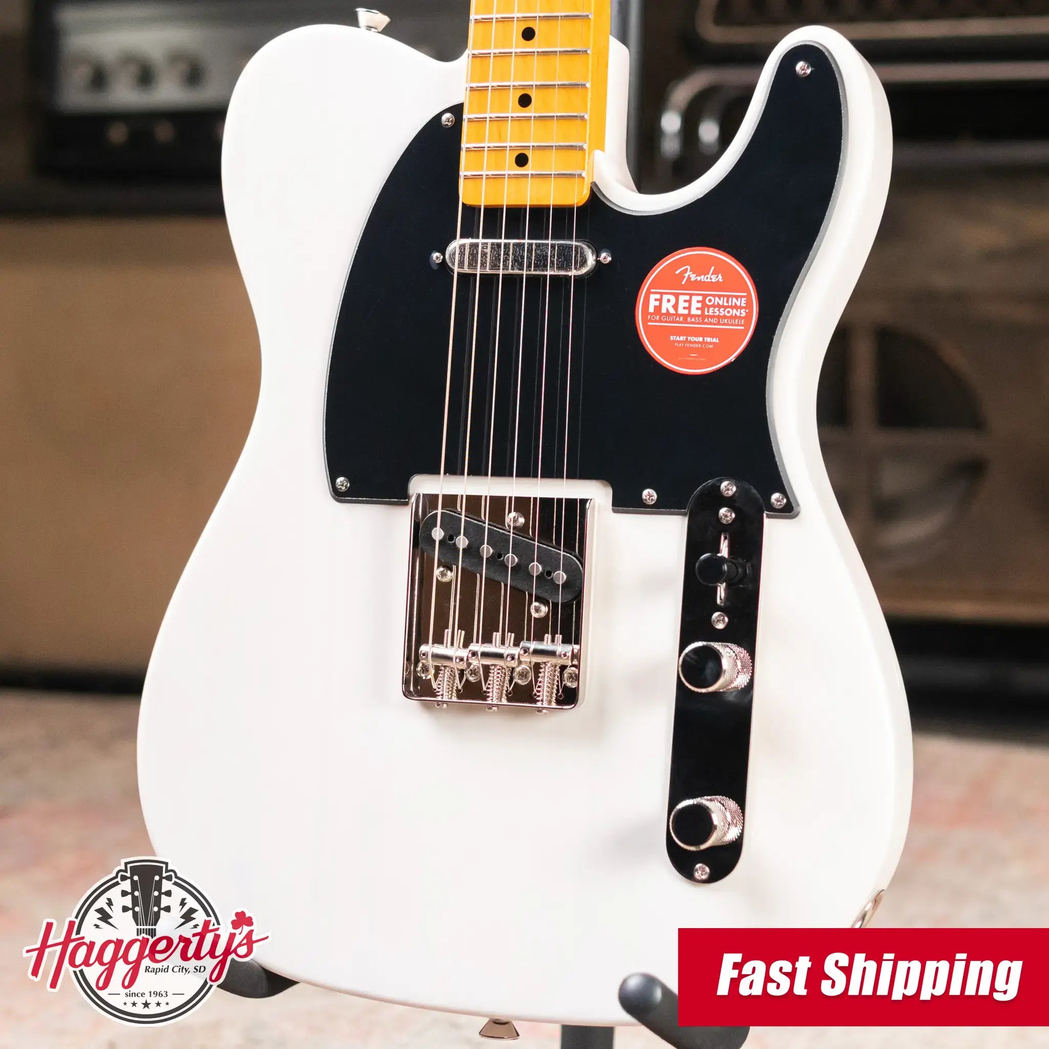 Squier Classic Vibe '50s Telecaster Electric Guitar - White Blonde