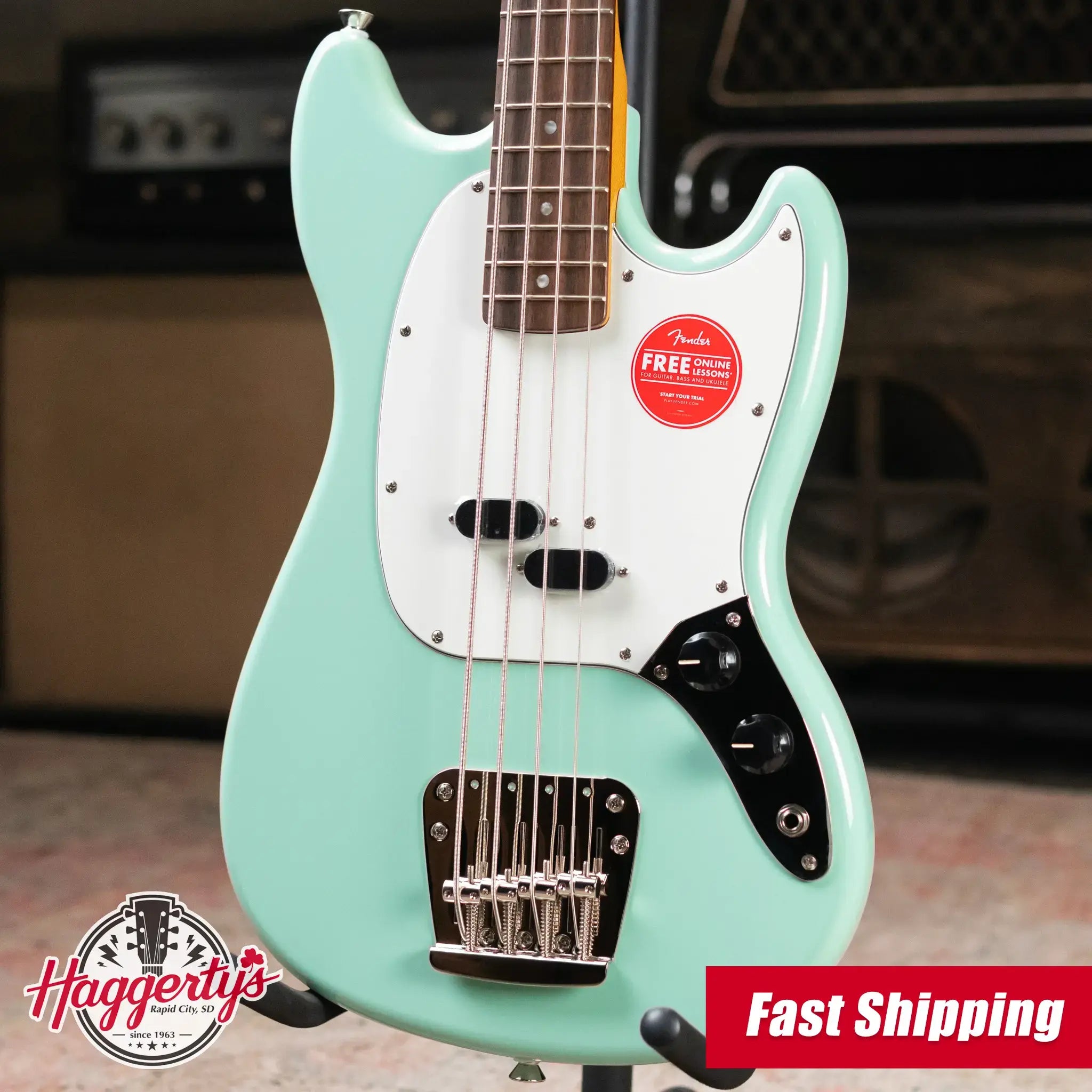 Squier Classic Vibe '60s Mustang Bass - Surf Green