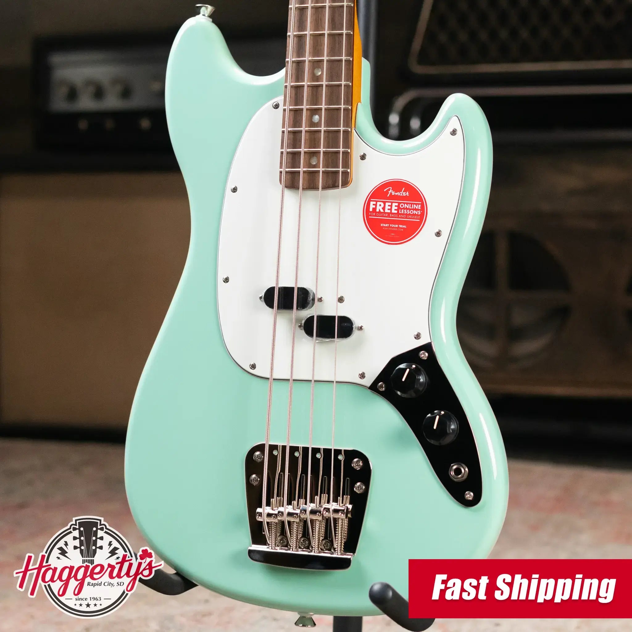 Squier Classic Vibe '60s Mustang Bass - Surf Green