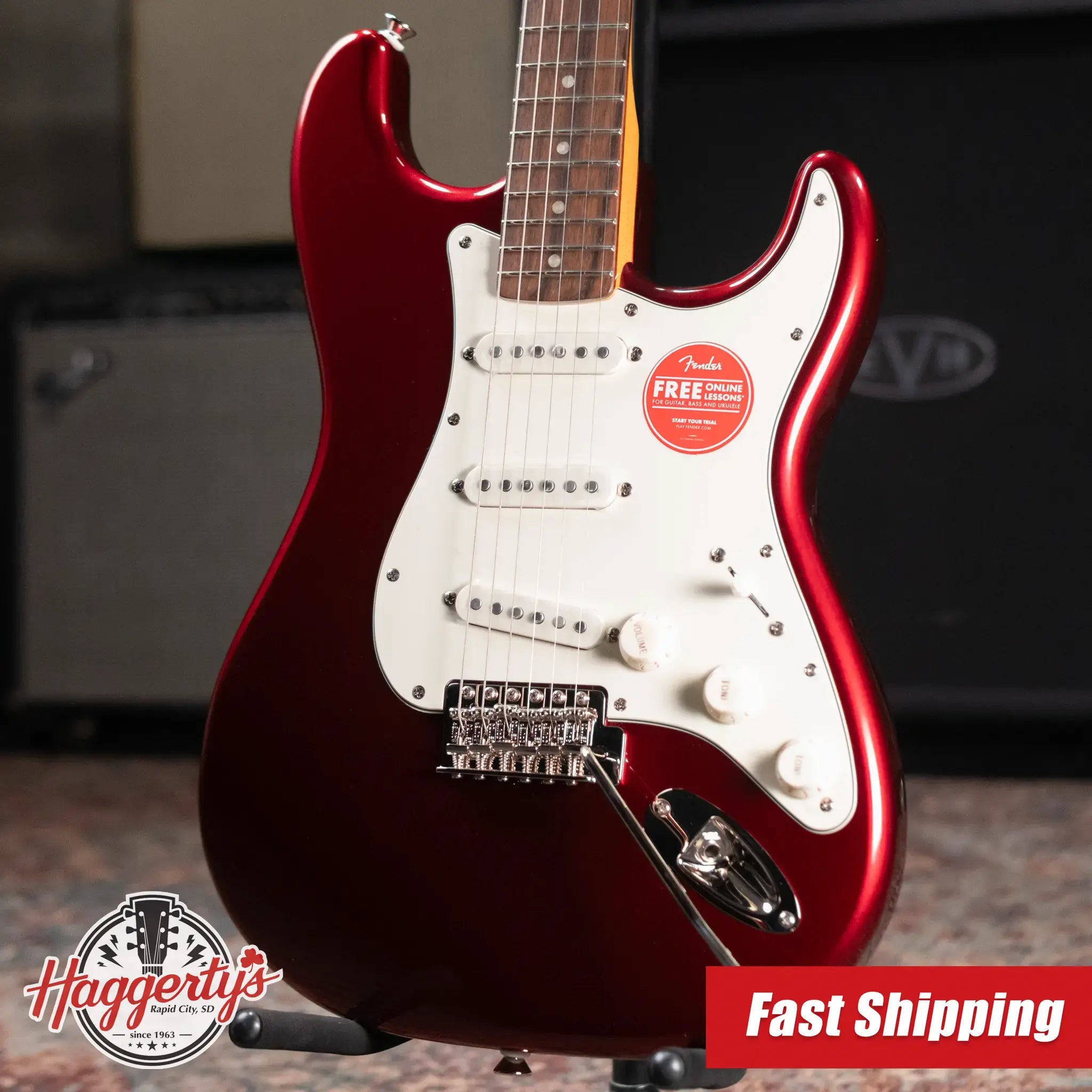 Squier Classic Vibe '60s Stratocaster Electric Guitar - Candy Apple Red