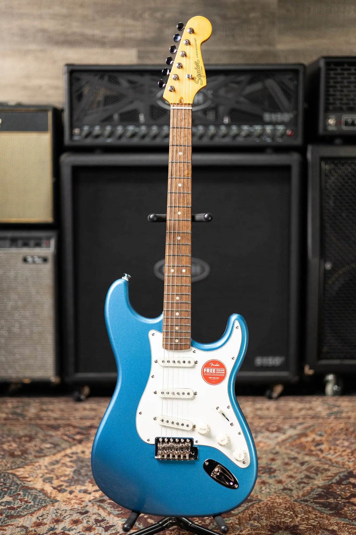 Squier Classic Vibe '60s Stratocaster Electric Guitar - Lake Placid Blue