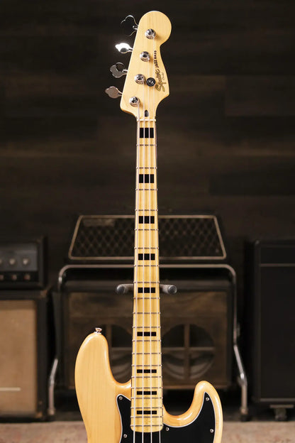 Squier Classic Vibe '70s Jazz Bass - Natural with Hardshell Case - Used