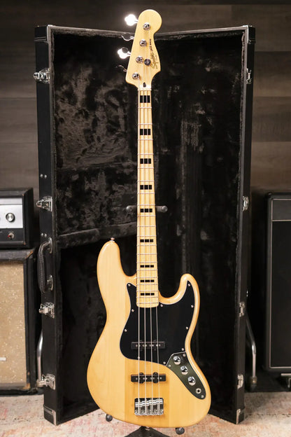 Squier Classic Vibe '70s Jazz Bass - Natural with Hardshell Case - Used