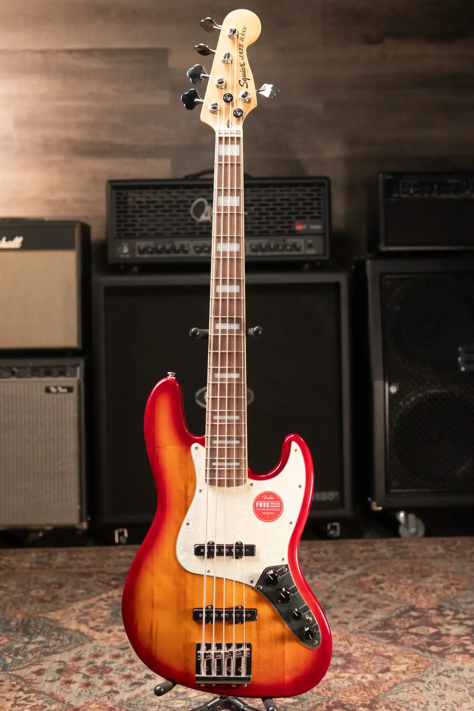 Squier Classic Vibe Active '70s Jazz Bass V - Sienna Sunburst