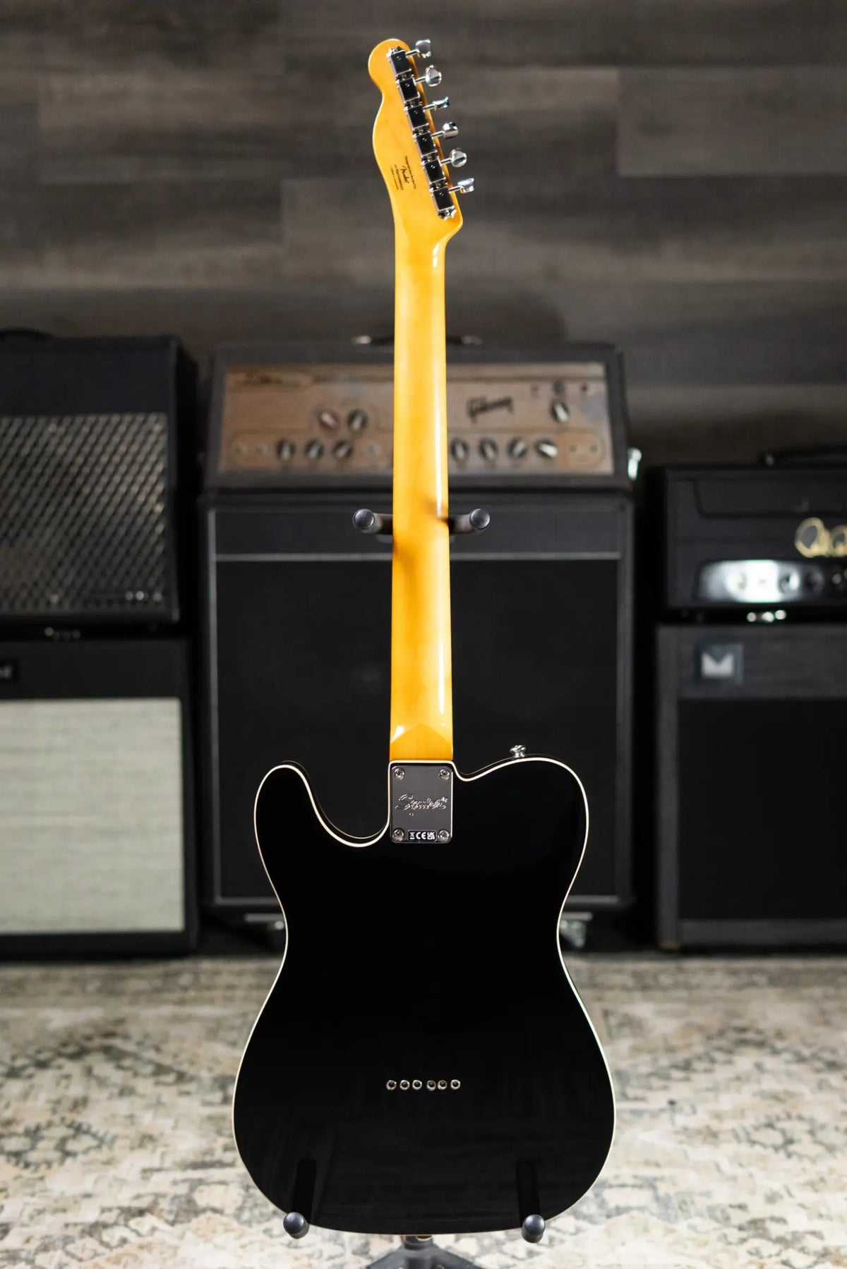 Squier Classic Vibe Baritone Custom Telecaster Electric Guitar - Black