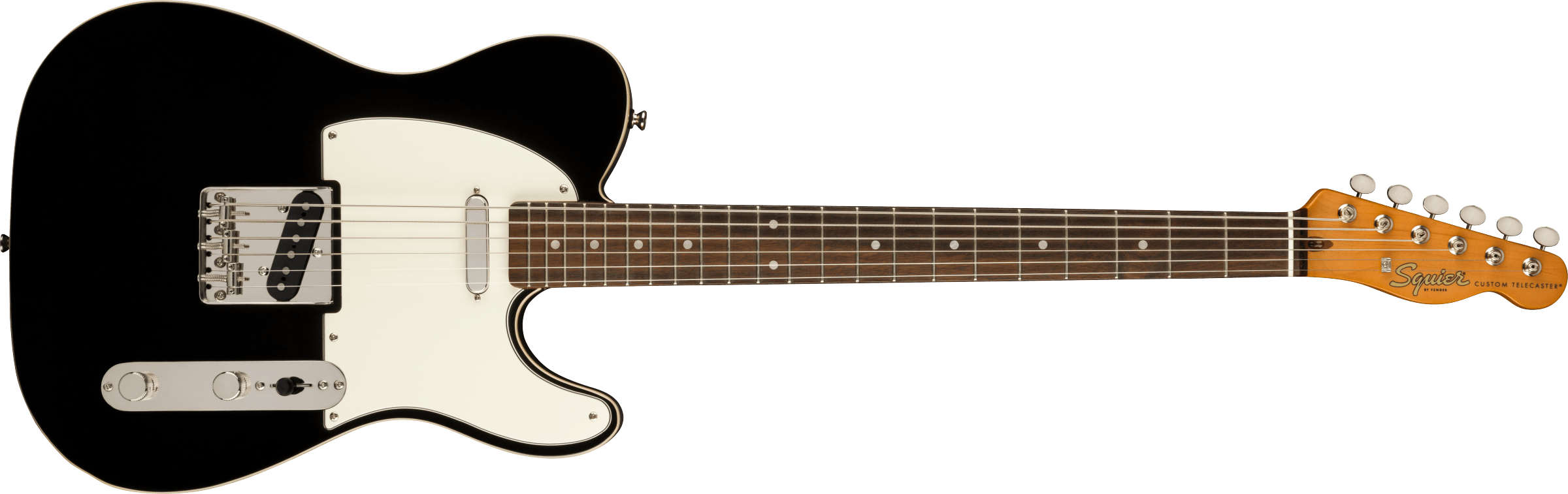 Squier Classic Vibe Baritone Custom Telecaster Electric Guitar - Black