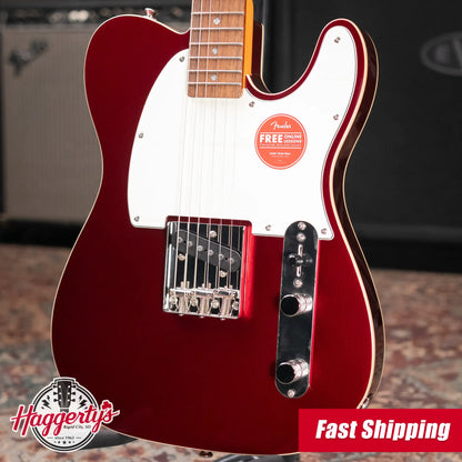 Squier Classic Vibe Custom Esquire Electric Guitar - Candy Apple Red