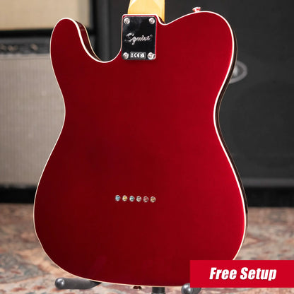 Squier Classic Vibe Custom Esquire Electric Guitar - Candy Apple Red