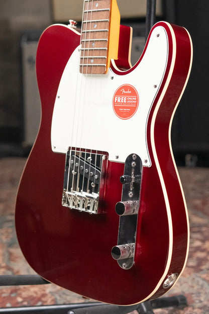 Squier Classic Vibe Custom Esquire Electric Guitar - Candy Apple Red