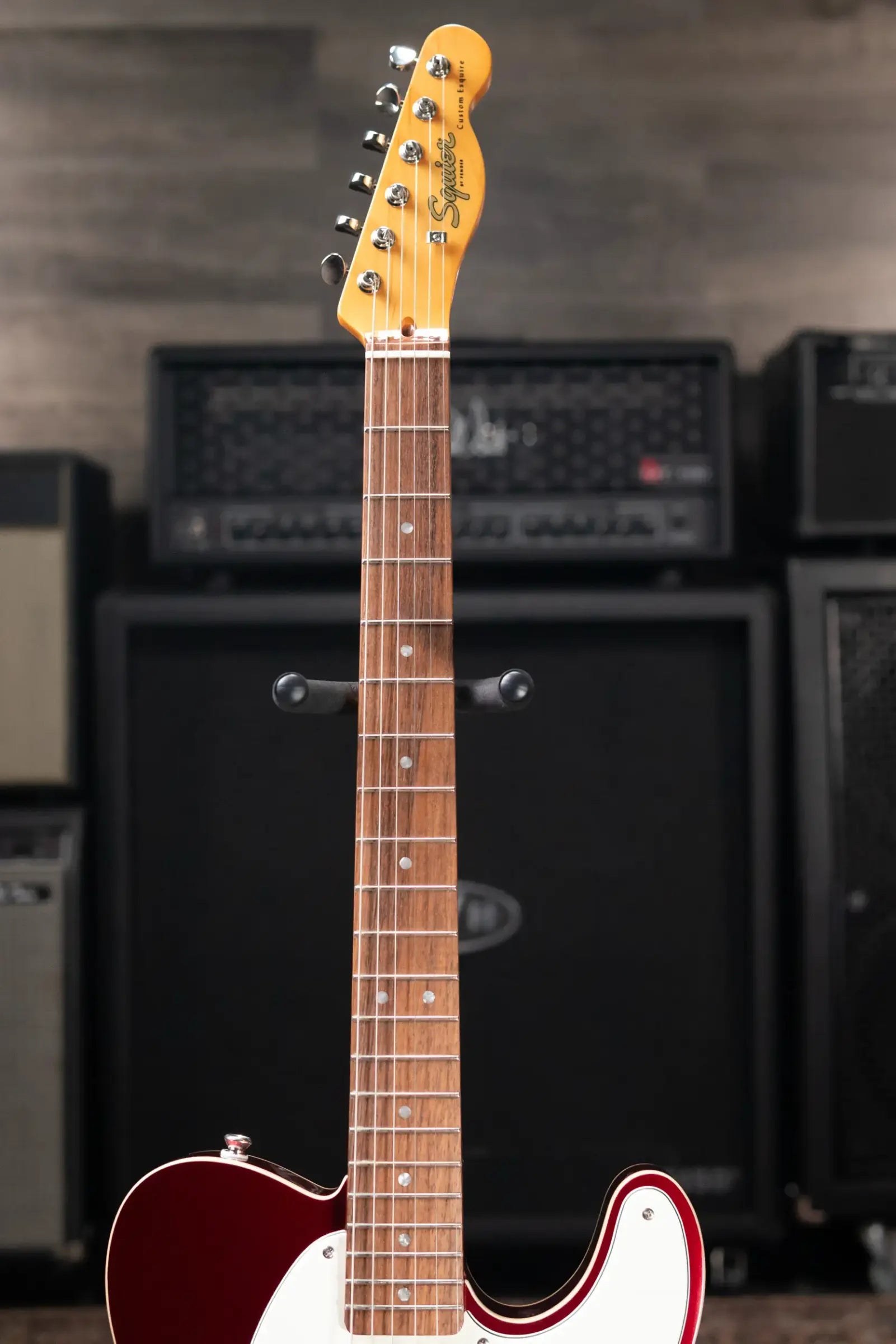 Squier Classic Vibe Custom Esquire Electric Guitar - Candy Apple Red