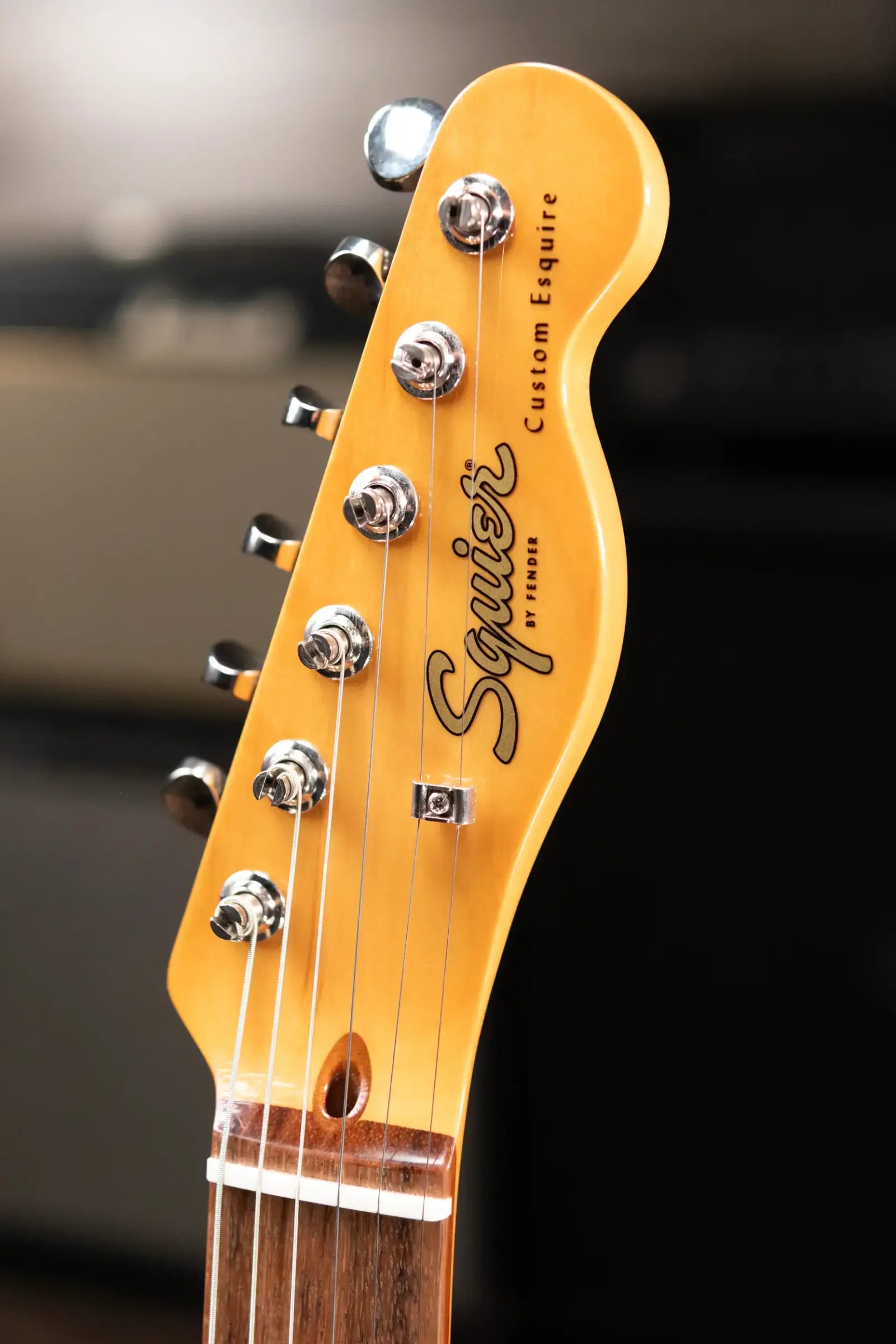 Squier Classic Vibe Custom Esquire Electric Guitar - Candy Apple Red