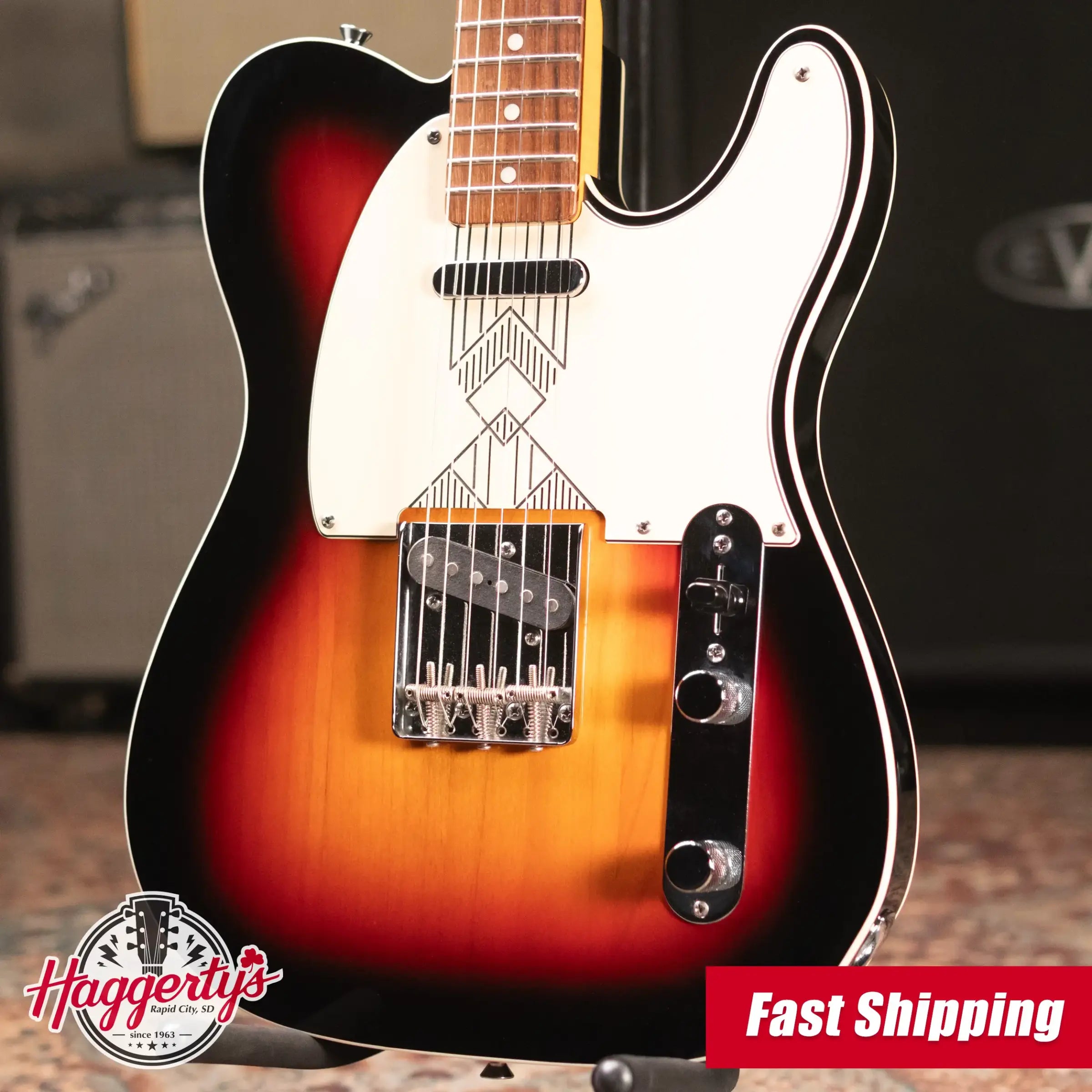 Squier Classic Vibe Custom Telecaster, Rosewood Fingerboard 3-Color Sunburst - Used
