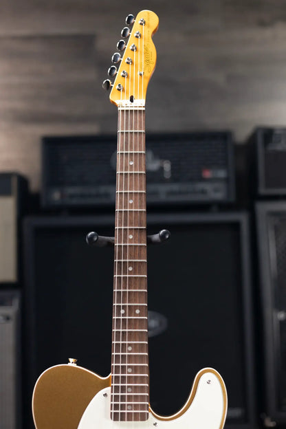 Squier Classic Vibe Custom Telecaster SH with Bigsby Electric Guitar - Aztec Gold