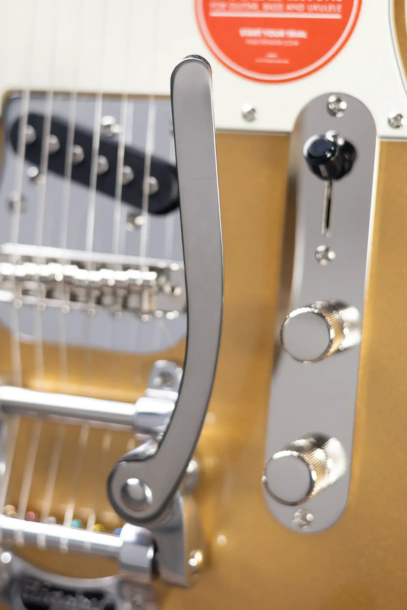 Squier Classic Vibe Custom Telecaster SH with Bigsby Electric Guitar - Aztec Gold