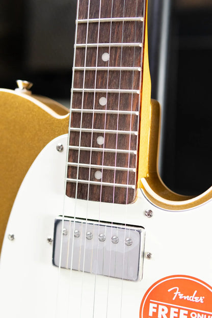 Squier Classic Vibe Custom Telecaster SH with Bigsby Electric Guitar - Aztec Gold