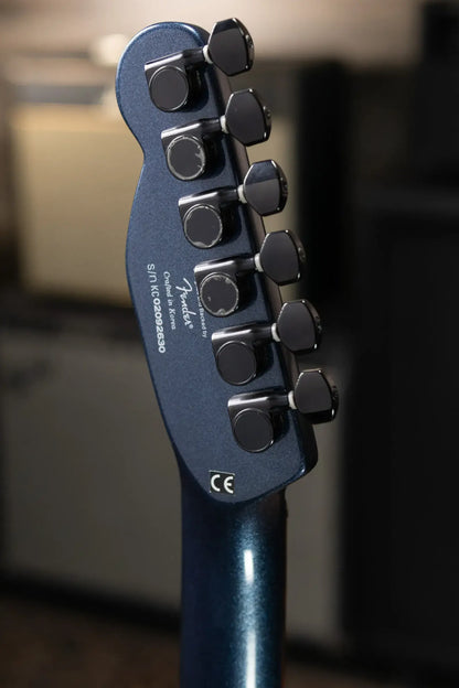 Squier Double Fat Telecaster Electric Guitar - Atlantic Blue Metallic - Used