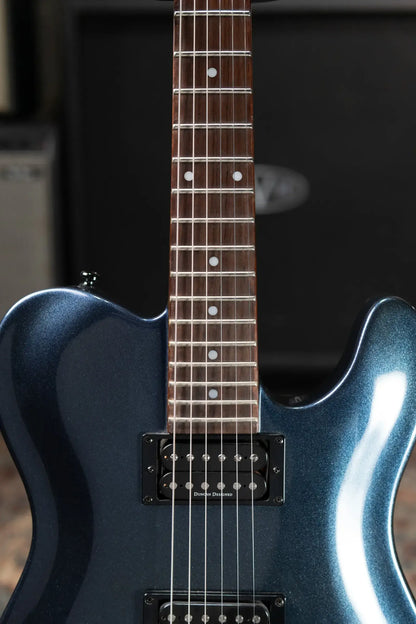 Squier Double Fat Telecaster Electric Guitar - Atlantic Blue Metallic - Used