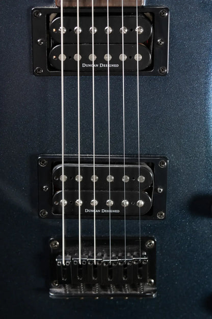 Squier Double Fat Telecaster Electric Guitar - Atlantic Blue Metallic - Used