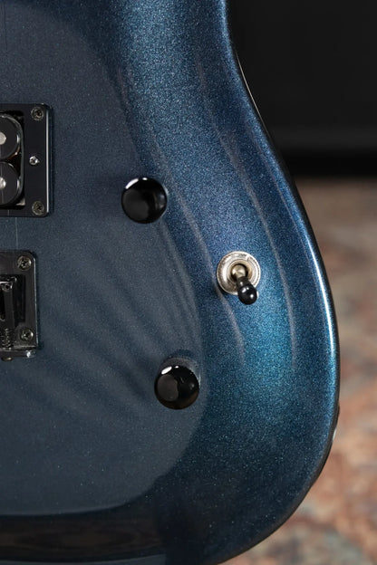 Squier Double Fat Telecaster Electric Guitar - Atlantic Blue Metallic - Used