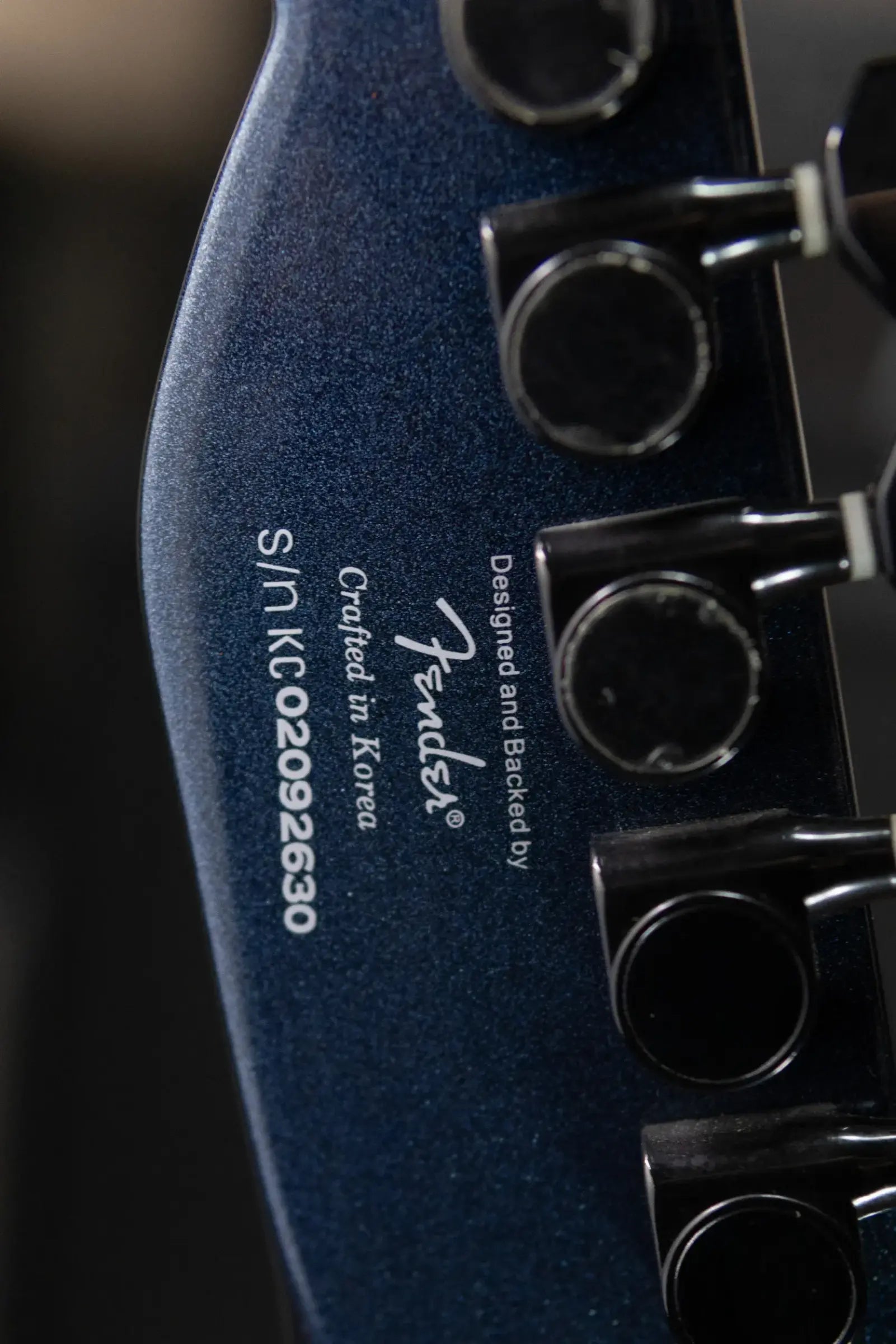 Squier Double Fat Telecaster Electric Guitar - Atlantic Blue Metallic - Used