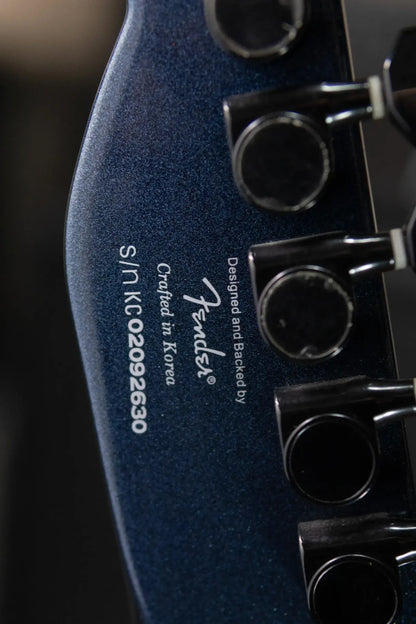 Squier Double Fat Telecaster Electric Guitar - Atlantic Blue Metallic - Used