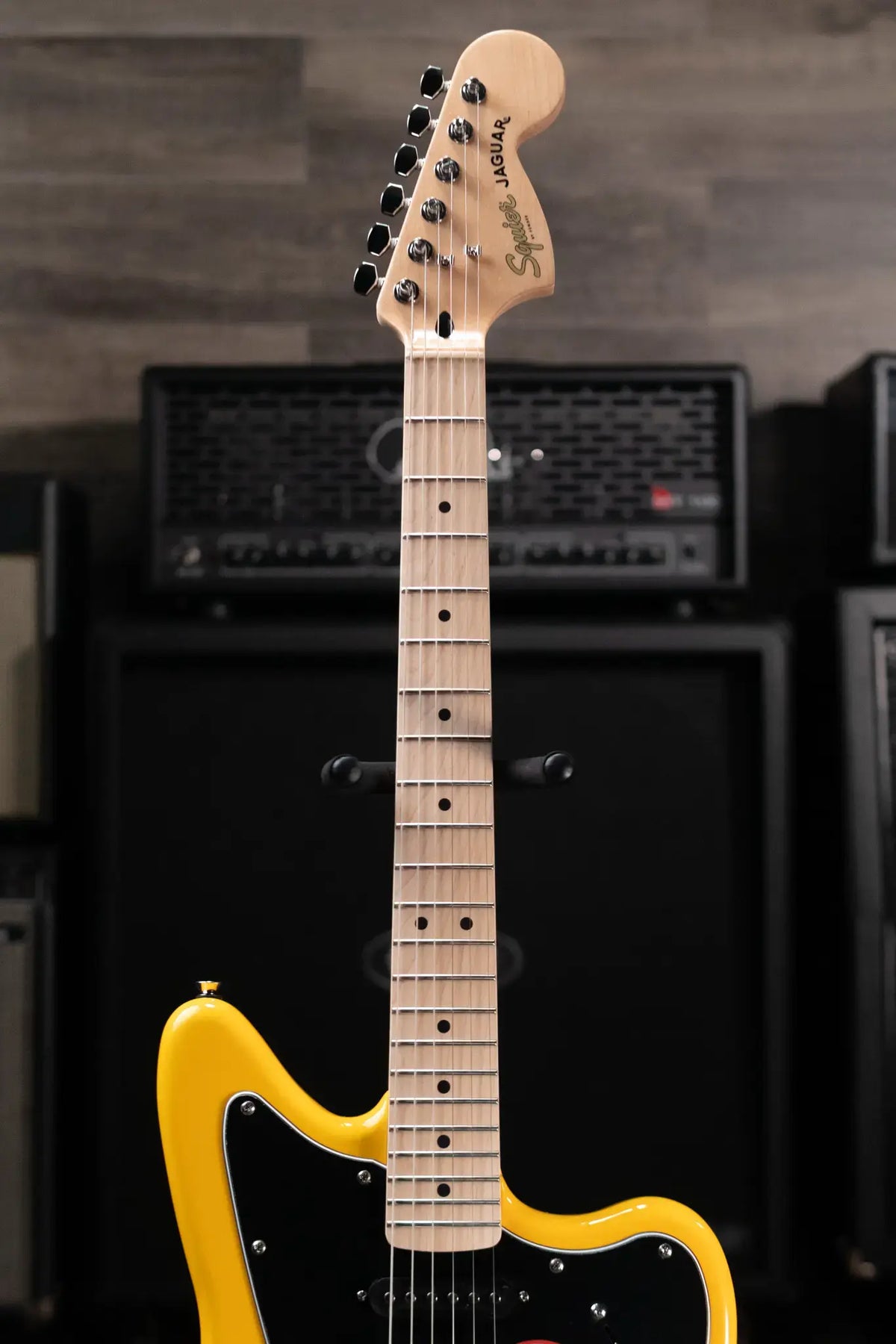 Squier FSR Affinity Jaguar Electric Guitar Maple Fingerboard - Graffiti Yellow
