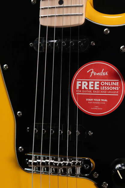 Squier FSR Affinity Jaguar Electric Guitar Maple Fingerboard - Graffiti Yellow