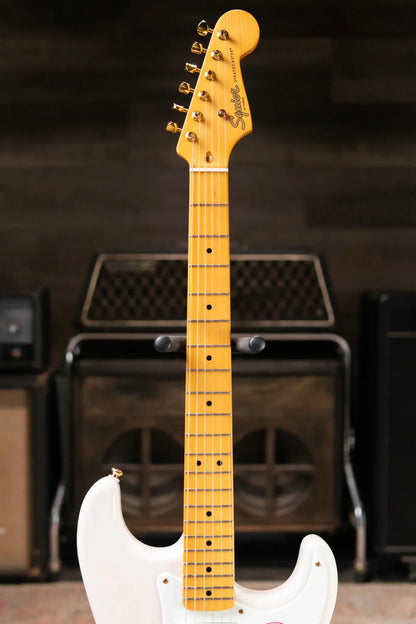 Squier FSR Classic Vibe '50s Stratocaster Electric Guitar - White Blonde, Gold Hardware
