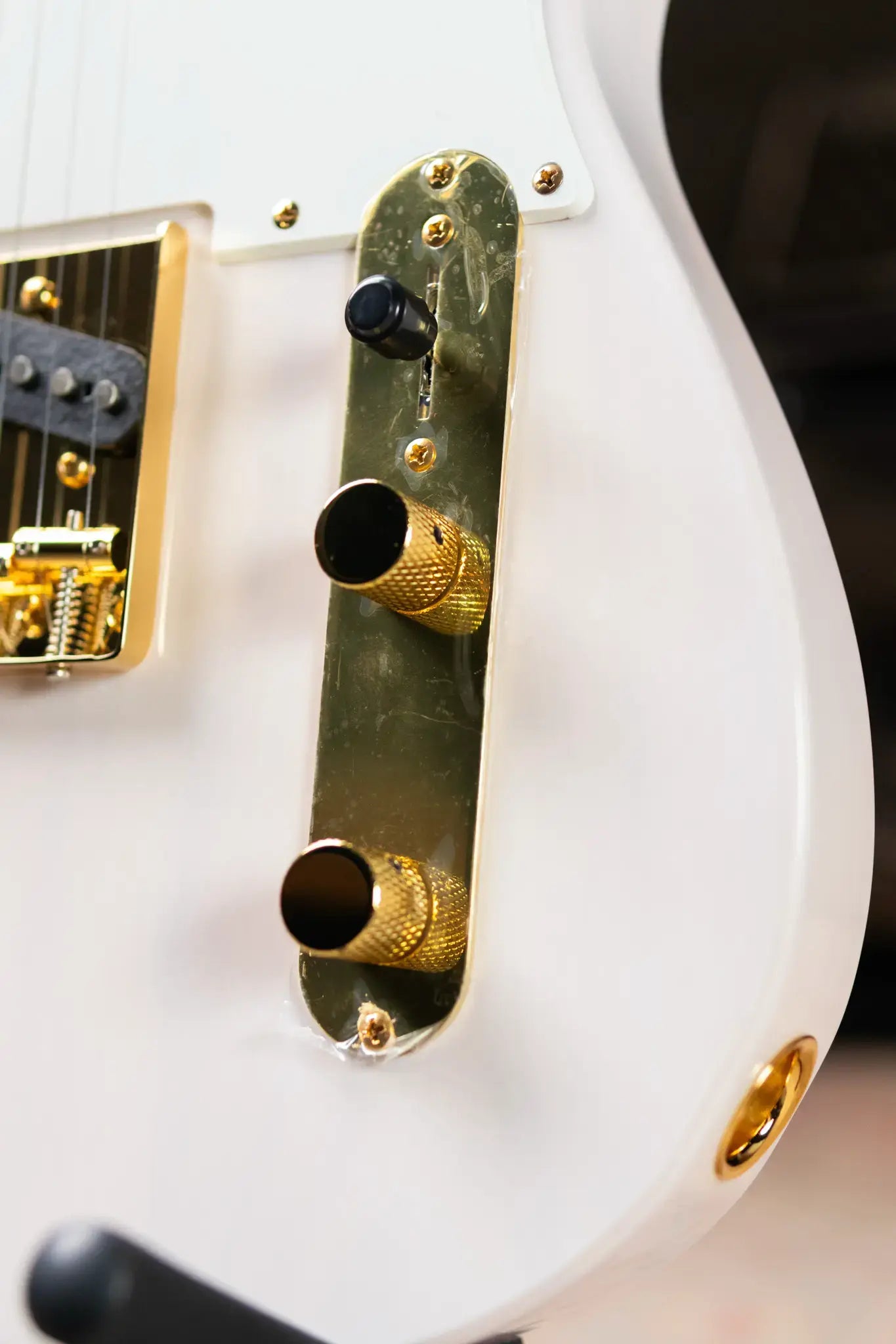 Squier FSR Classic Vibe '50s Telecaster Electric Guitar - White Blonde, Gold Hardware