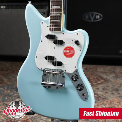 Squier Paranormal Electric VI Electric Guitar - Daphne Blue