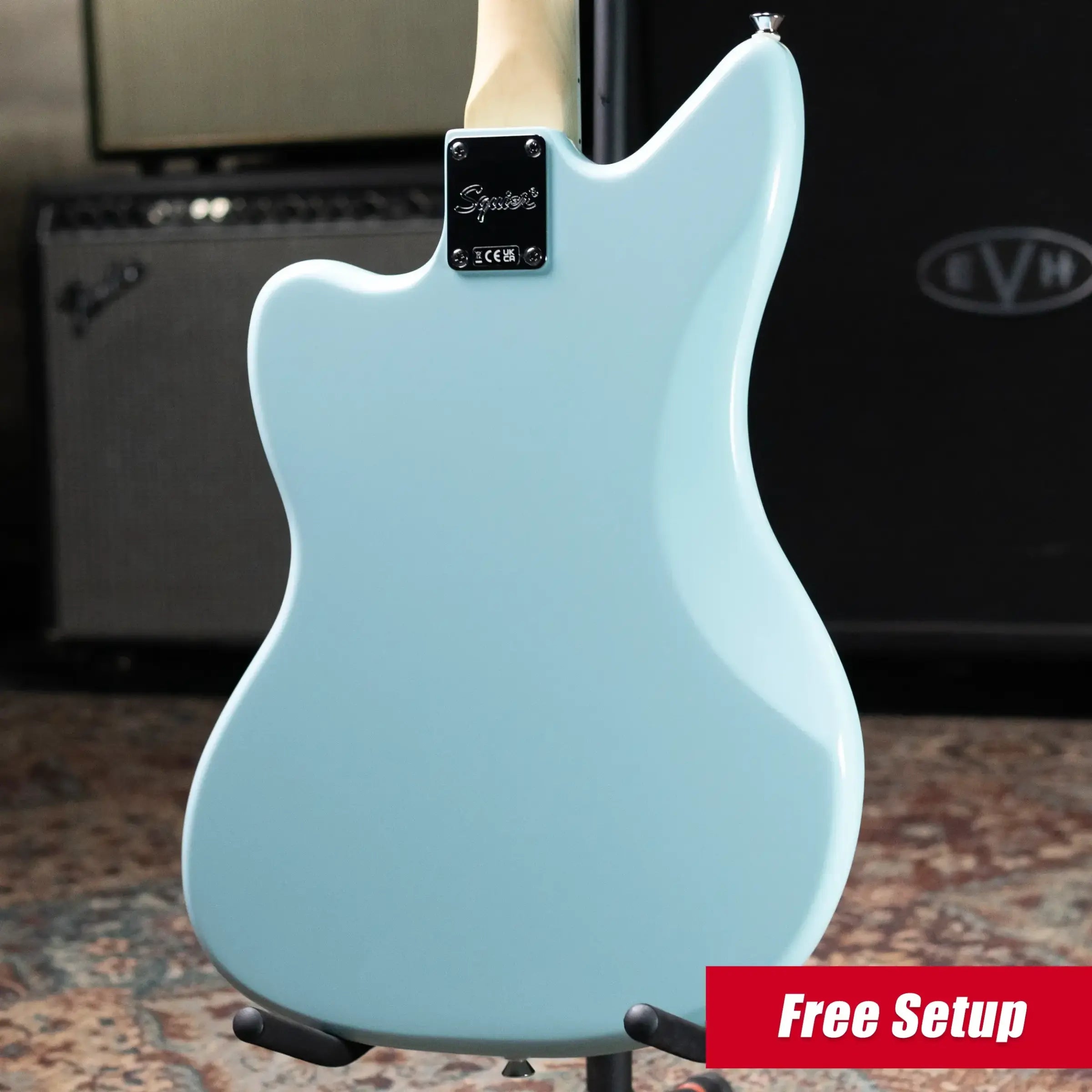 Squier Paranormal Electric VI Electric Guitar - Daphne Blue