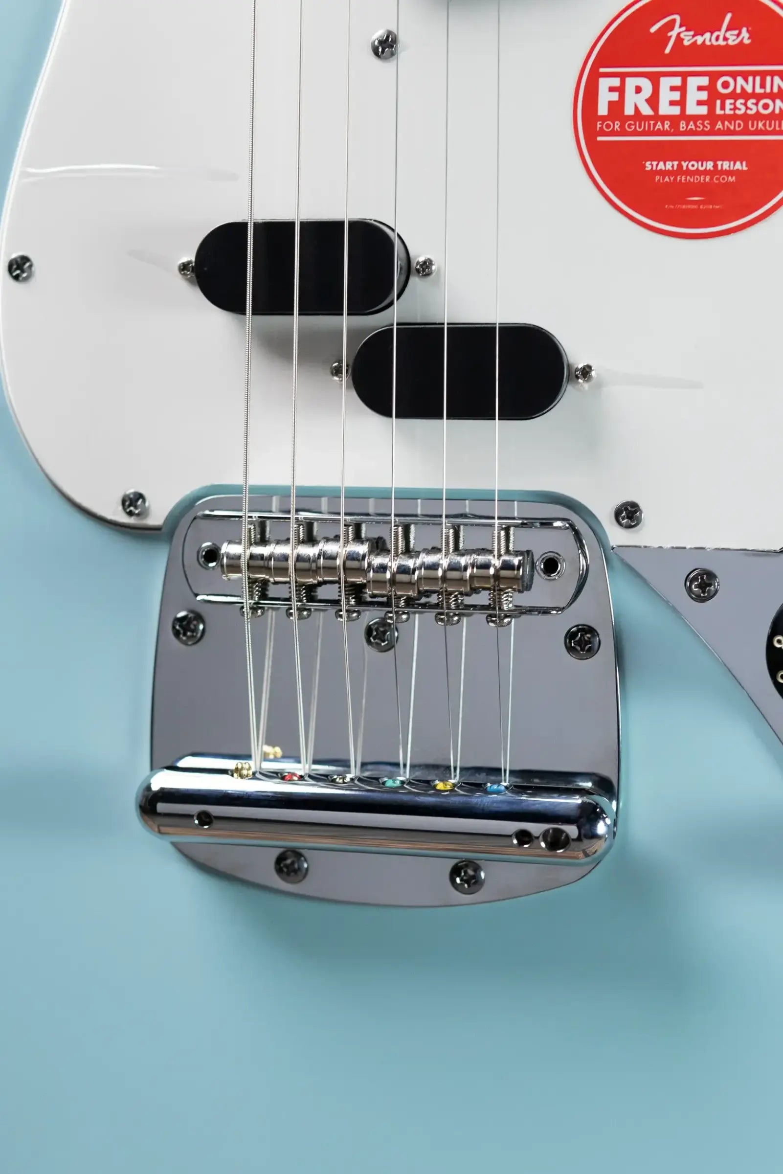 Squier Paranormal Electric VI Electric Guitar - Daphne Blue